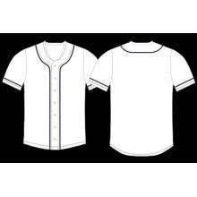 Wholesale Blank White Softball / Baseball Jersey for Ballgame for Sale